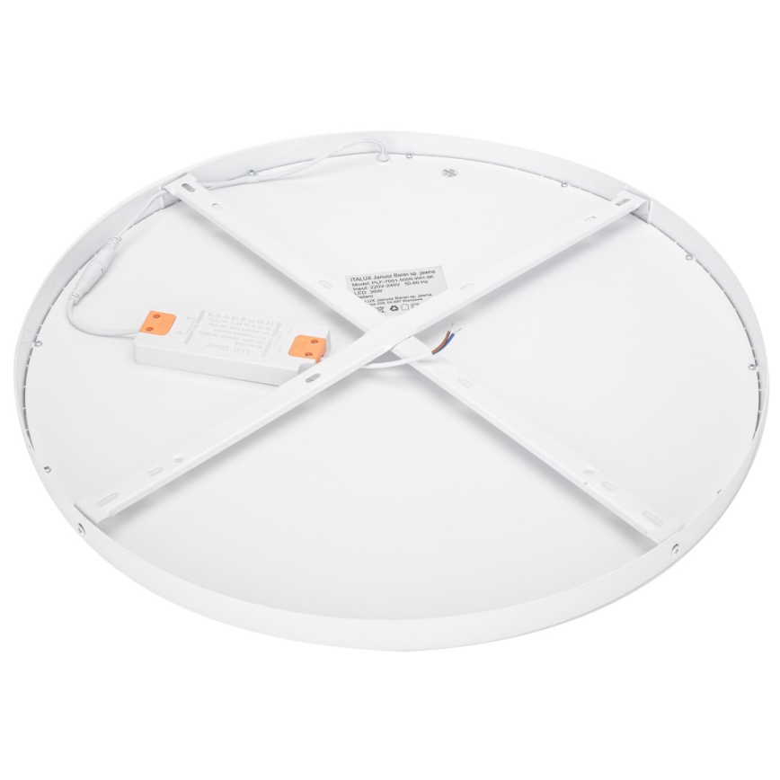 ITALUX - LED Плафониера PELARO LED/36W/230V 4000K Ø 50 см бял