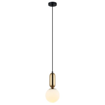 ITALUX - Пендел ALDEVA 1xE27/40W/230V Ø 15 см бронзов