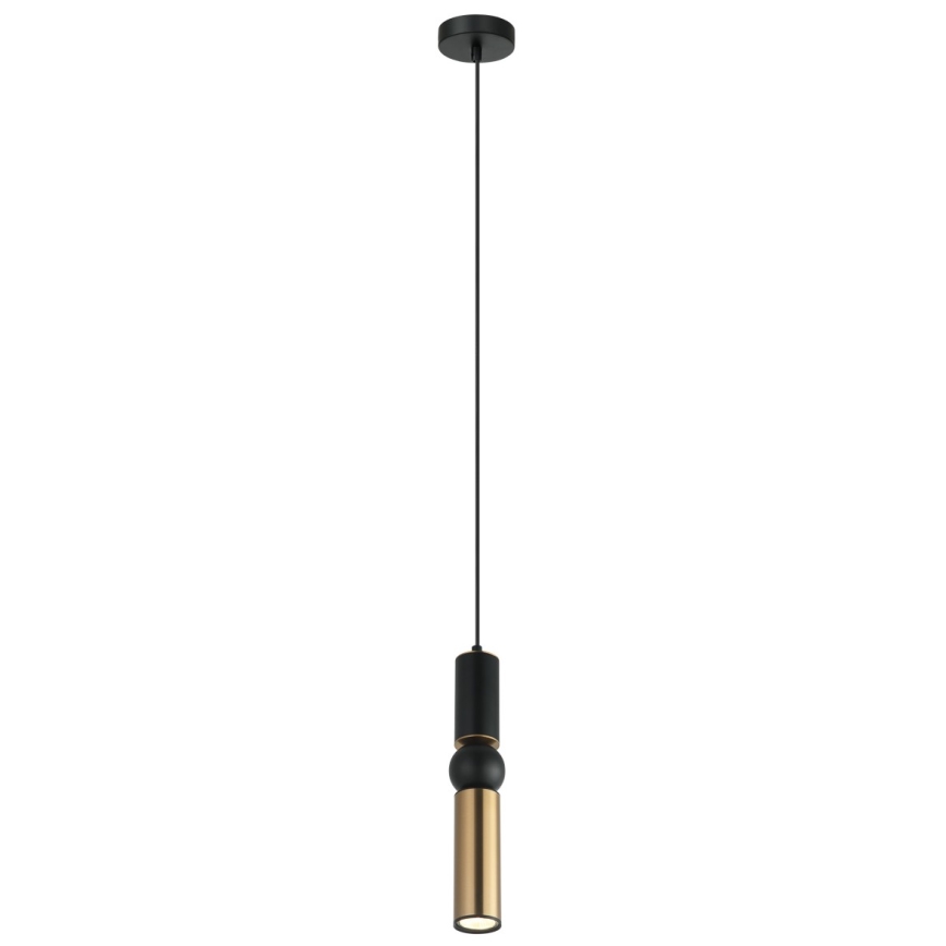 ITALUX - Пендел ISIDORA 1xGU10/25W/230V черен/бронзов