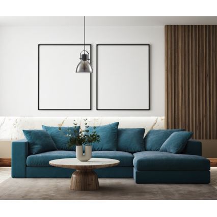 ITALUX - Пендел DARLENA 1xE27/40W/230V черен