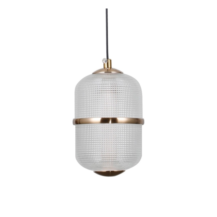 ITALUX - LED полилей на кабел ALANI 3xLED/5W/230V 3000K черен/златен