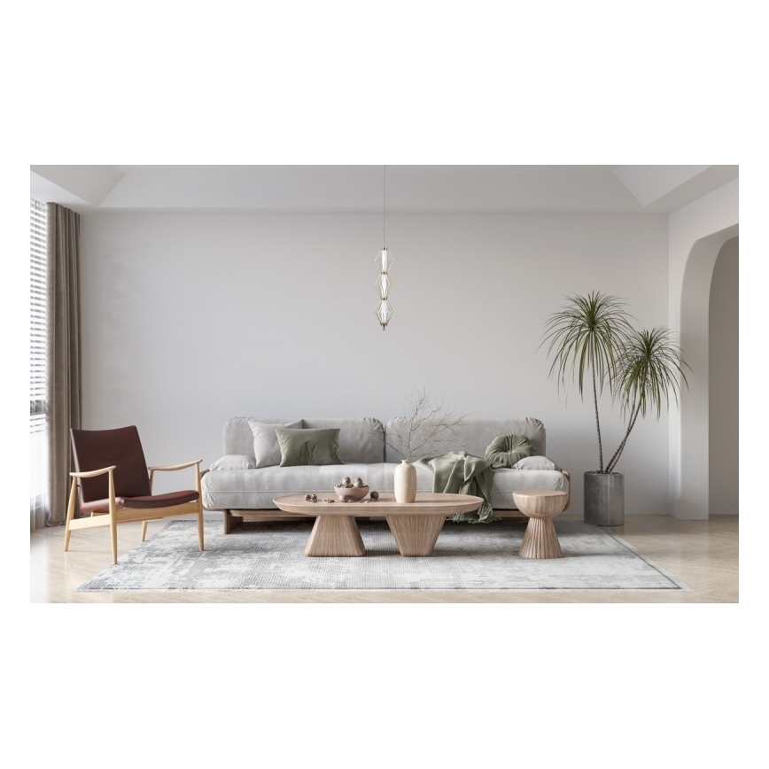 ITALUX - LED полилей на кабел SEVILLA LED/15W/230V 3000K златист
