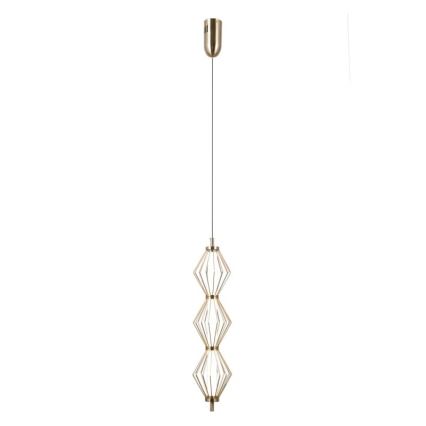 ITALUX - LED полилей на кабел SEVILLA LED/15W/230V 3000K златист