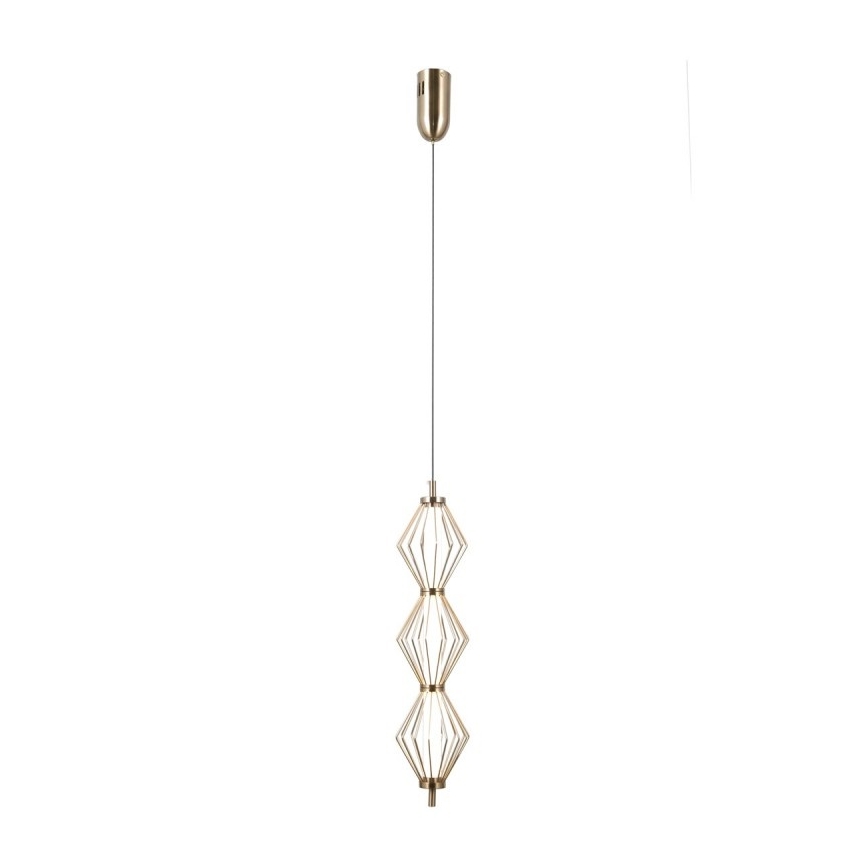 ITALUX - LED полилей на кабел SEVILLA LED/15W/230V 3000K златист