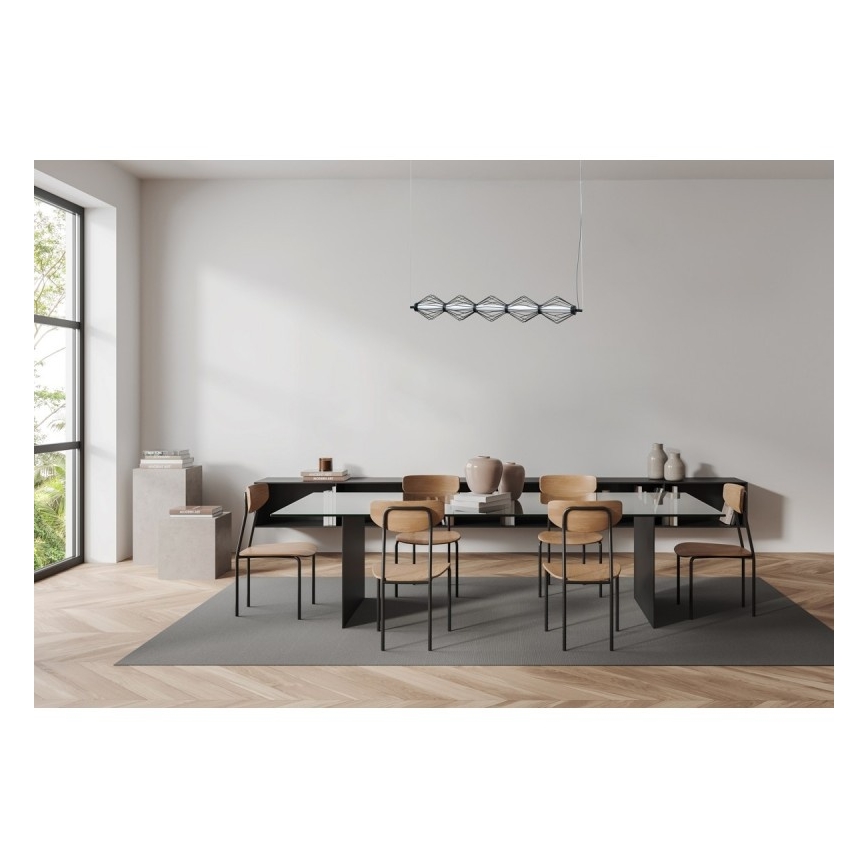 ITALUX - LED полилей на кабел SEVILLA LED/25W/230V 3000K черен