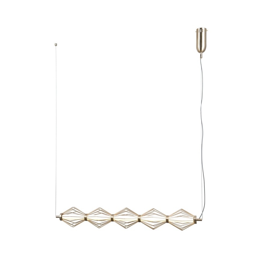ITALUX - LED полилей на кабел SEVILLA LED/25W/230V 3000K златен