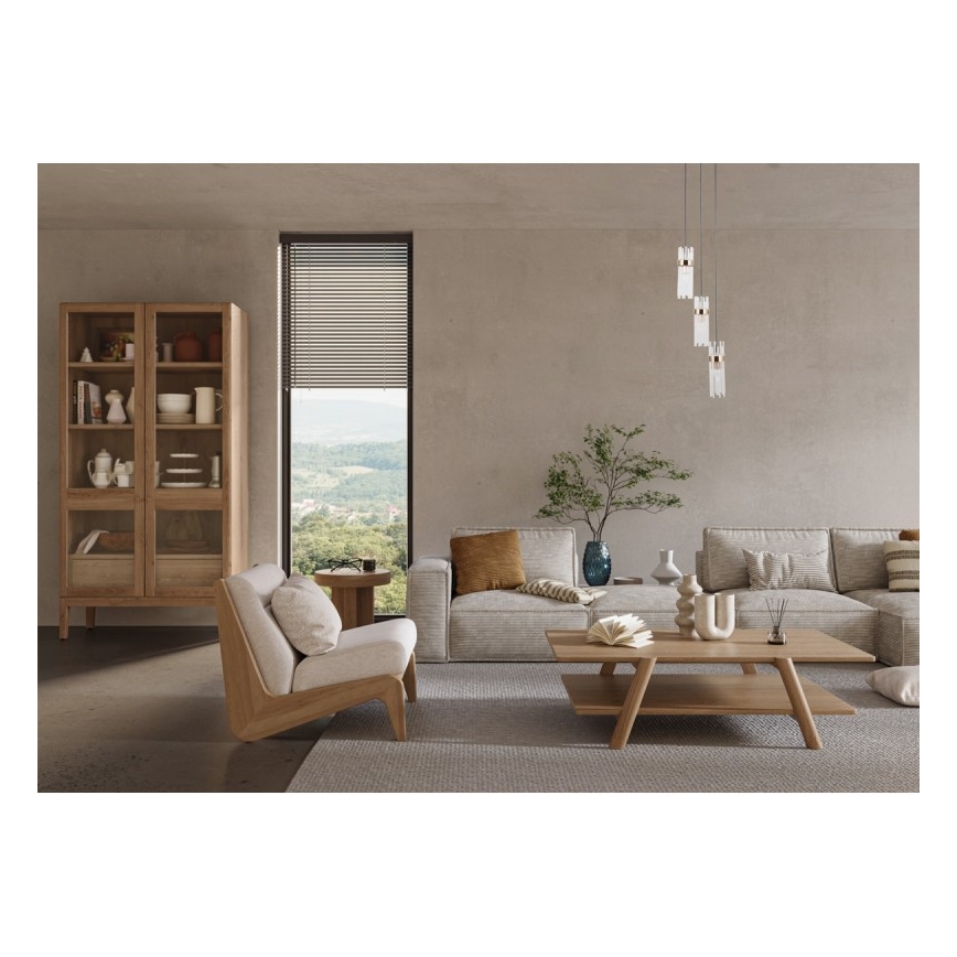 ITALUX - Полилей на кабел TARASO 3xE14/40W/230V черно/златно