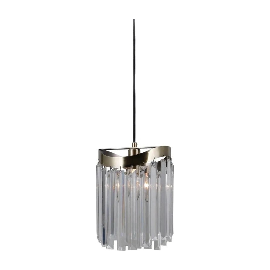 ITALUX - Пендел SABRIGA 1xE14/40W/230V матов хром