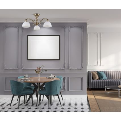 ITALUX - Полилей за повърхностен монтаж FENEZA 3xE27/40W/230V