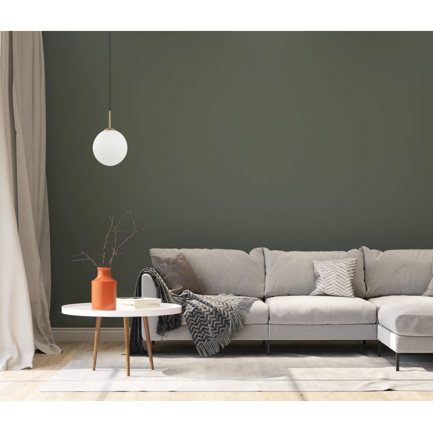 ITALUX - Пендел DEORE 1xE27/40W/230V Ø 30 см бронзов