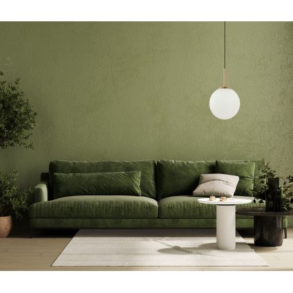 ITALUX - Пендел DEORE 1xE27/40W/230V Ø 25 см бронзов