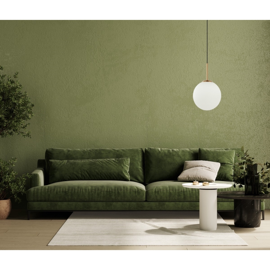 ITALUX - Пендел DEORE 1xE27/40W/230V Ø 25 см бронзов