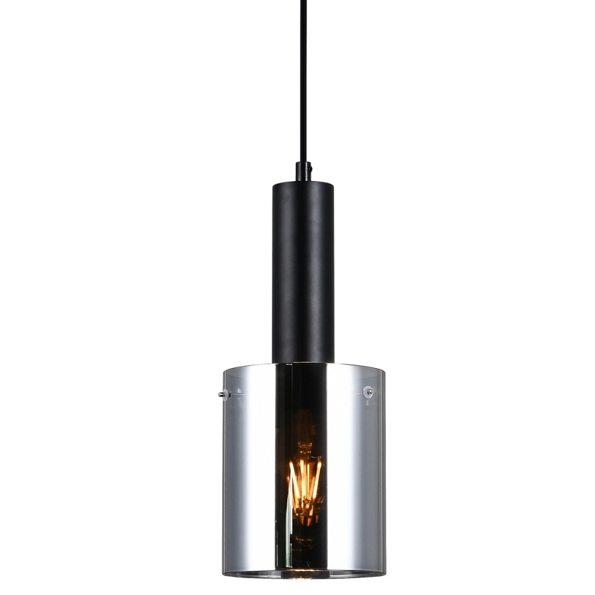 ITALUX - Пендел SARDO 1xE27/40W/230V черен