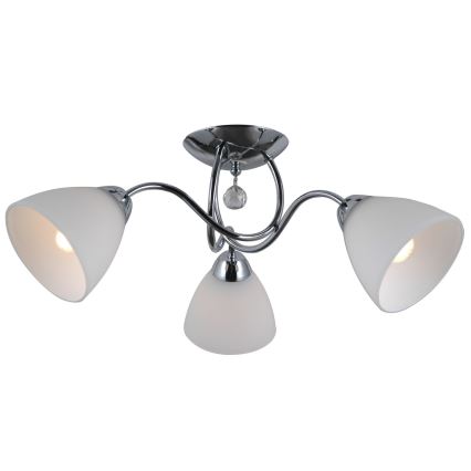 ITALUX - Полилей за повърхностен монтаж LUGANO 3xE27/40W/230V