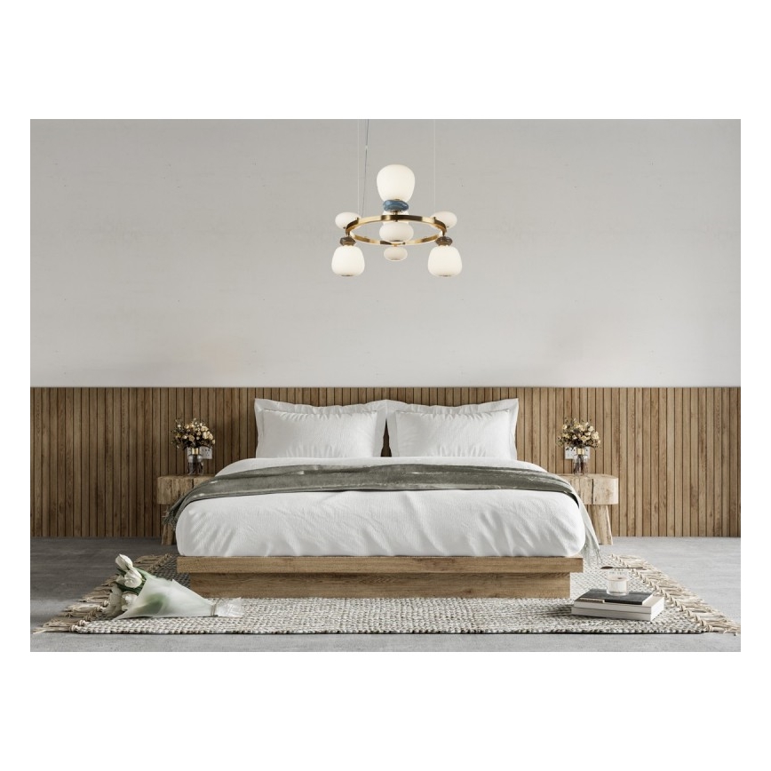 ITALUX - LED полилей на кабел EVANS LED/33W/230V 3000K златен/син/кафяв