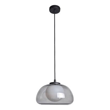 ITALUX - Полилей на кабел AINALE 1xG9/7W/230V черен/димно черен
