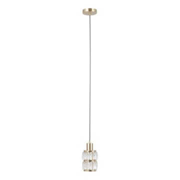 ITALUX - Полилей на кабел ALMA 1xE27/40W/230V златна