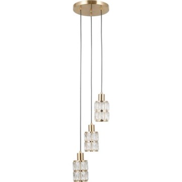 ITALUX - Полилей на кабел ALMA 3xE27/40W/230V златен
