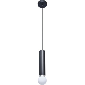 ITALUX - Полилей на кабел MACERA 1xE27/40W/230V черен
