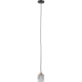 ITALUX - Полилей на кабел TORNO 1xE14/40W/230V черно/златисто