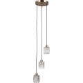 ITALUX - Полилей на кабел TORNO 3xE14/40W/230V златист