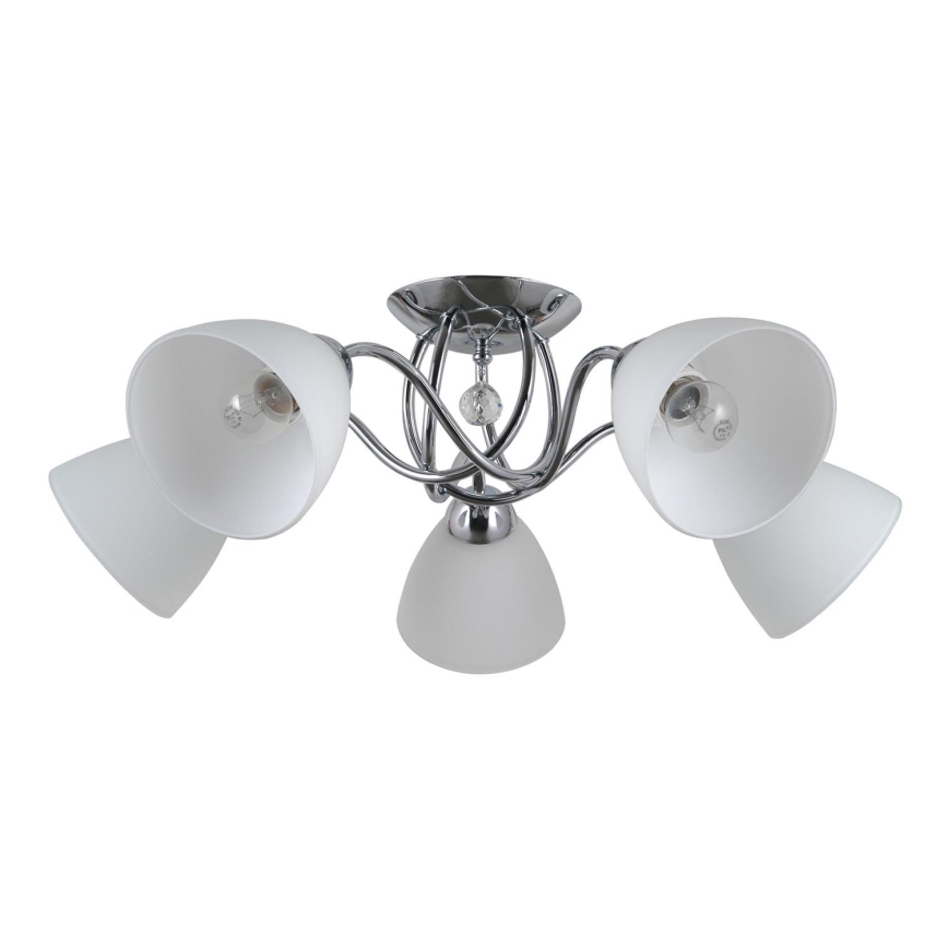 ITALUX - Полилей за повърхностен монтаж LUGANO 5xE27/40W/230V