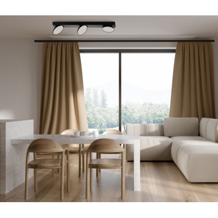 ITALUX - LED Спот CASTELIO 3xLED/5W/230V 4000K черен