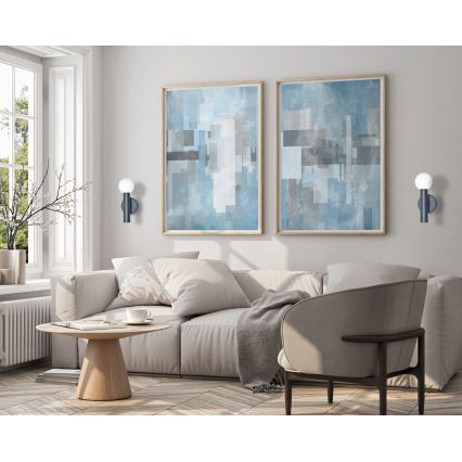 ITALUX - Стенна лампа FILANO 1xG9/5W/230V, черна