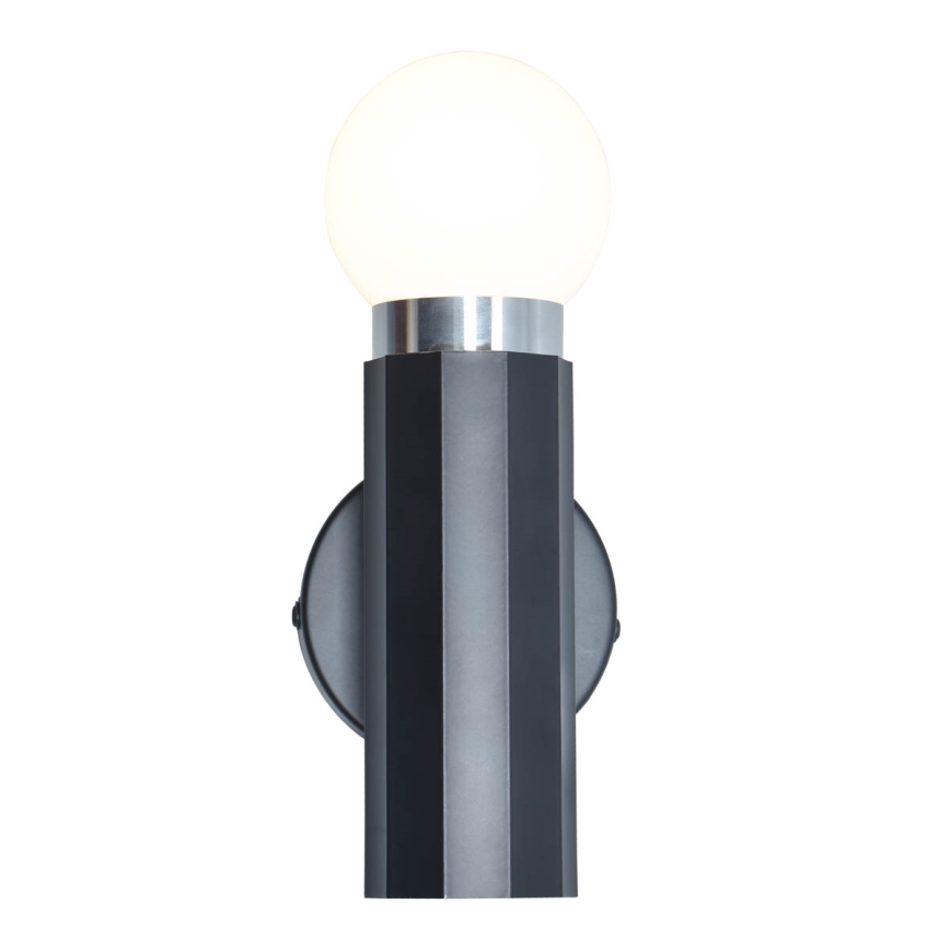 ITALUX - Стенна лампа MACERA 1xE27/40W/230V черна
