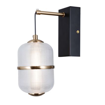 ITALUX - LED стенна лампа ALANI LED/6W/230V 3000K черна/златна