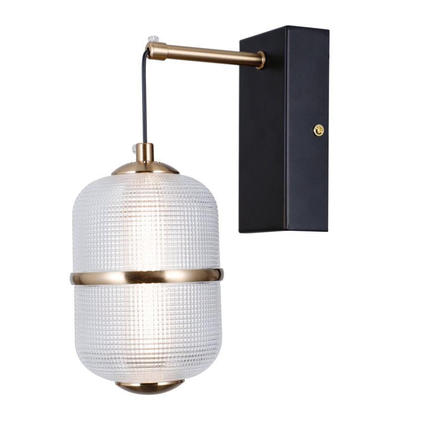 ITALUX - LED стенна лампа ALANI LED/6W/230V 3000K черна/златна