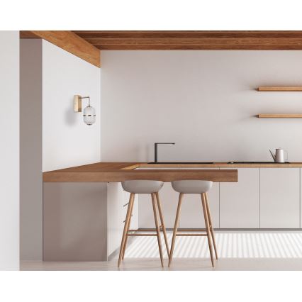 ITALUX - LED стенна лампа ALANI LED/6W/230V 3000K златна