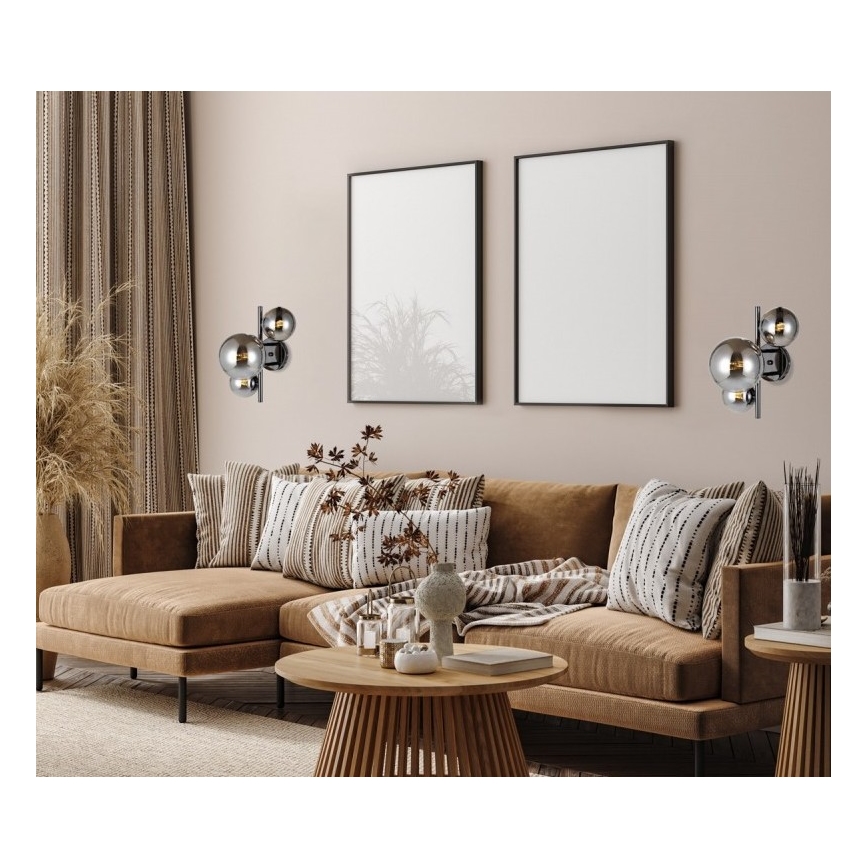 ITALUX - Аплик CANELLO 3xG9/5W/230V черен