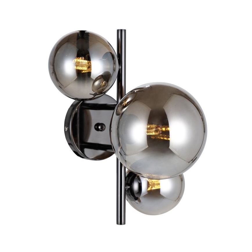 ITALUX - Аплик CANELLO 3xG9/5W/230V черен