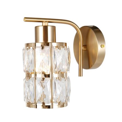 ITALUX - Стенна лампа ALMA 1xE27/40W/230V златна