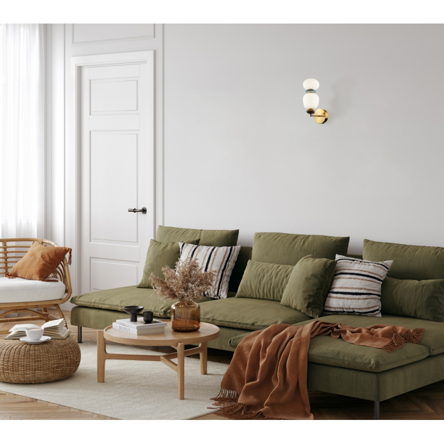 ITALUX - LED стенна лампа EVANS LED/12W/230V 3000K златна