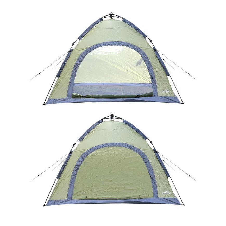 Изскачаща палатка за 3-4 човека PU 3000 mm зелен