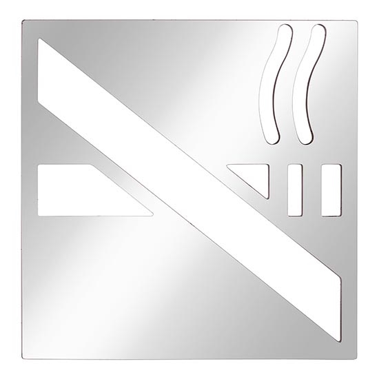 Икона за пушене 12x12 см неръждаема стомана/сребриста