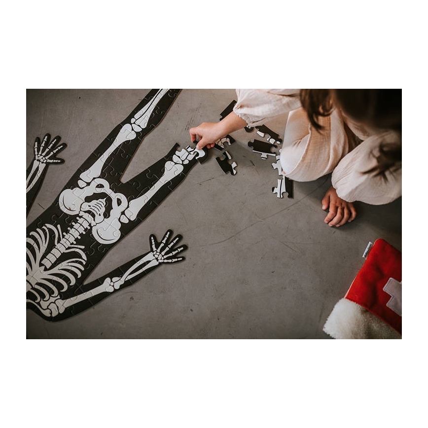 Janod - Детски образователен пъзел 225 бр. човешко тяло