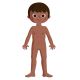 Janod - Детски образователен пъзел 225 бр. човешко тяло