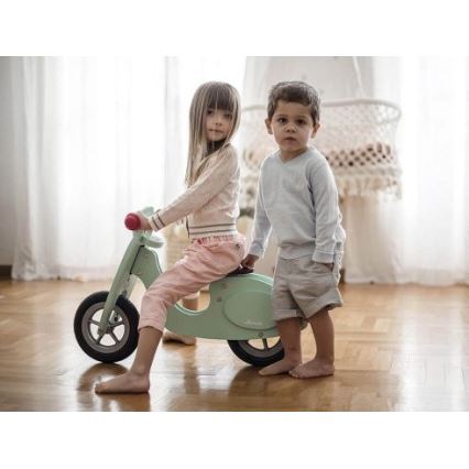 Janod - Детско колело за бутане VESPA зелено