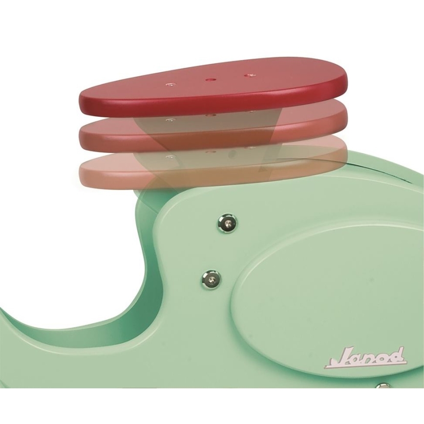 Janod - Детско колело за бутане VESPA зелено