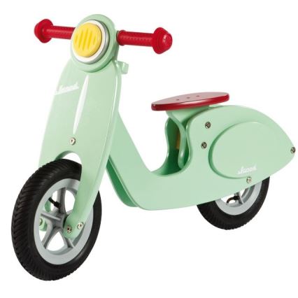 Janod - Детско колело за бутане VESPA зелено