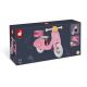 Janod - Детско колело за бутане VESPA розово
