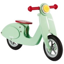 Janod - Детско колело за бутане VESPA зелено