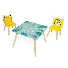 Janod - Дървена маса със столове TROPIK