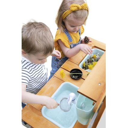 Janod - Дървена външна детска кухничка MUDDY LAB