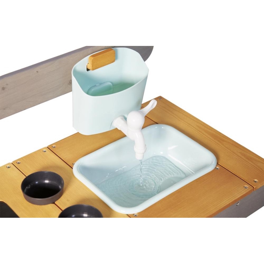 Janod - Дървена външна детска кухничка MUDDY LAB