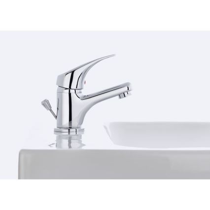 JIKA H3111N10041111 - Смесител за мивка с преливник TALAS 12,3 см, хром с лъскав завършек