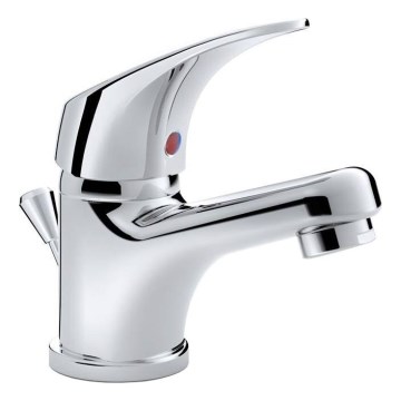 JIKA H3111N10041111 - Кран за мивка + сифон с преливник TALAS 12,3 см лъскав хром